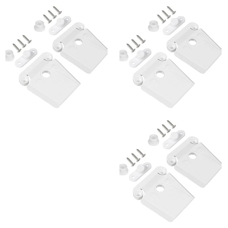 X16A 2025 NEW-6 Set Cooler Latch Posts And Screws,Replacement Cooler Latch,Plastic Latchs Set Cooler Hinges Kit For IGLOO