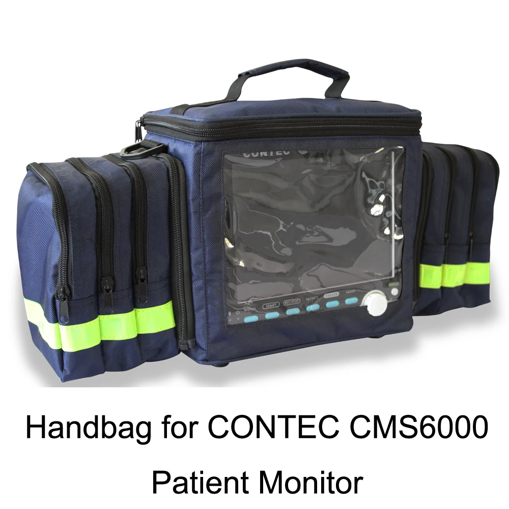 

Patient Monitor Handbag Accessories 8" Screen ICU Vital Signs Monitor Carrying Bag for CONTEC CMS6000 CMS6000C CMS6800 H5