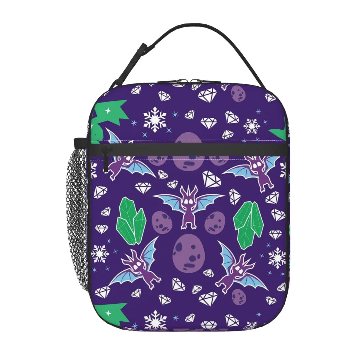 Ice Spyro Insulated Lunch Bag for Women Kids Portable Food Boxes Thermal Lunch Box Tote