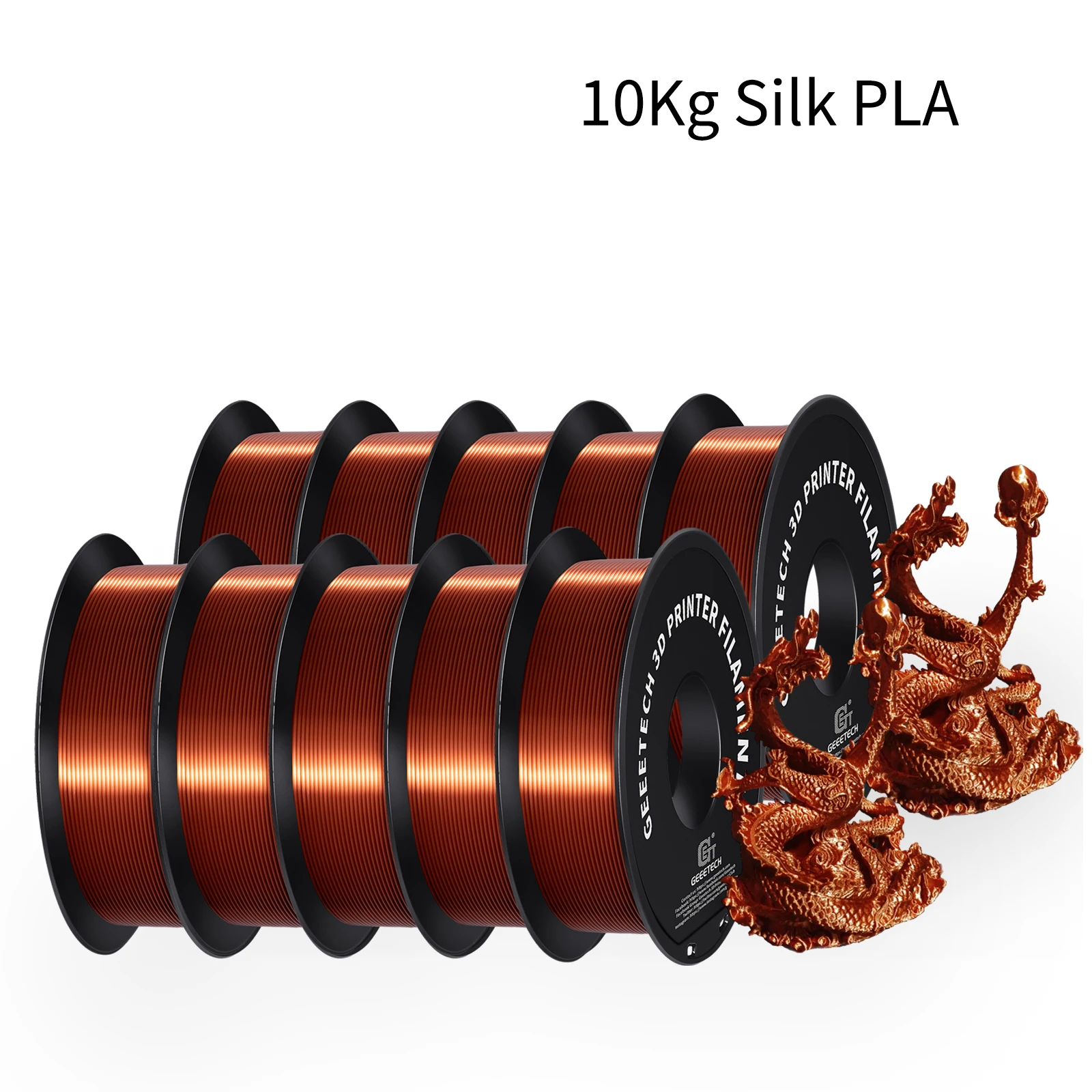 GEEETECH 10Kg 3d Silk PLA Fila - đánh giá và giá 3D Printing Pdf