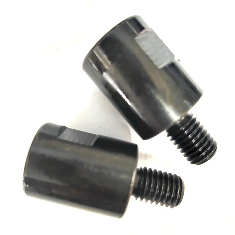 2Pcs M14 to M10 Thread Adapter Female to Male Converter for Polisher Drill Hole Opener Extension Rod Thread Adapter