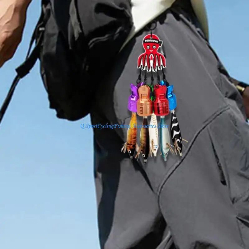 غطاء خطاف الصيد مع حلقة تسلق لطعم الصيد وغطاء رأس واقي بخطاف #5