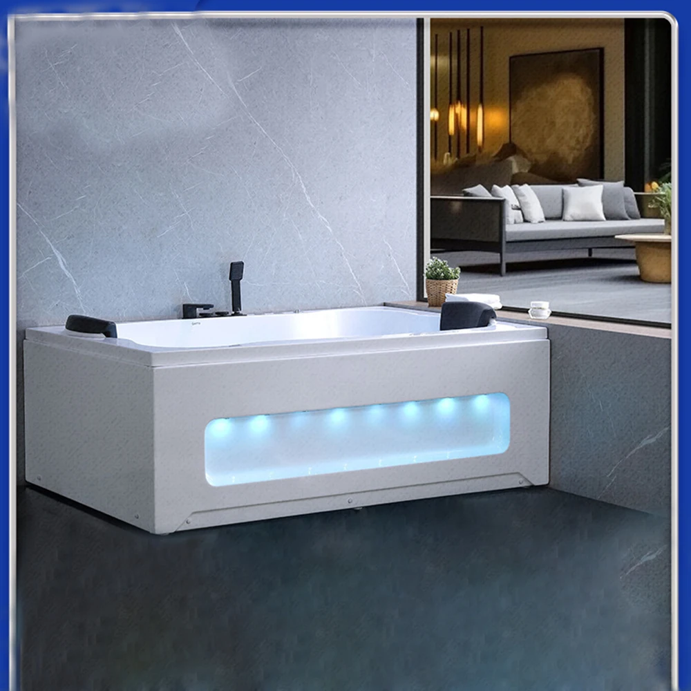 أضواء ليد ملونة لحوض الاستحمام ، حوض استحمام دوامة ، أشخاص مزدوجون ، تدليك لركوب الأمواج ، منتجع صحي داخلي ، حوض استحمام ، من من من من من من ، من أجل ركوب الأمواج-4