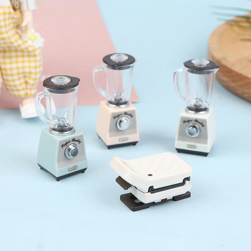 Mini decoración de casa de muñecas, cafetera de simulación, cafetera, cocina, modelo eléctrico, juguete de muñeca, 1:12