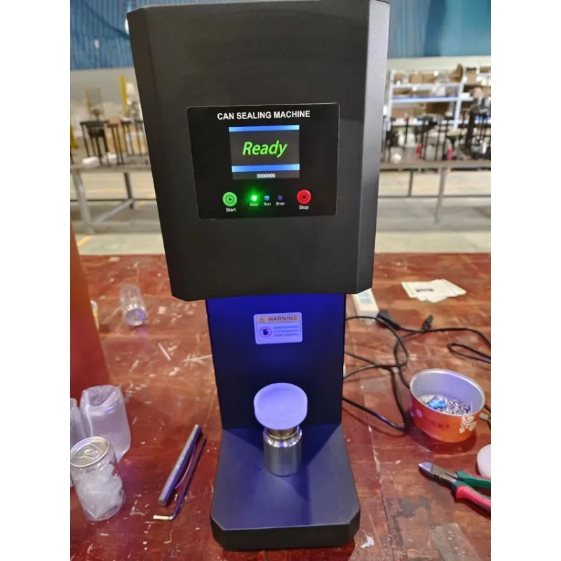 3S Commercial Automatic Intelligent Tin Can Sealing Machine Soda Sealer Cup Body Rotation Aluminum Beer Bottles PET Jar Seamers
