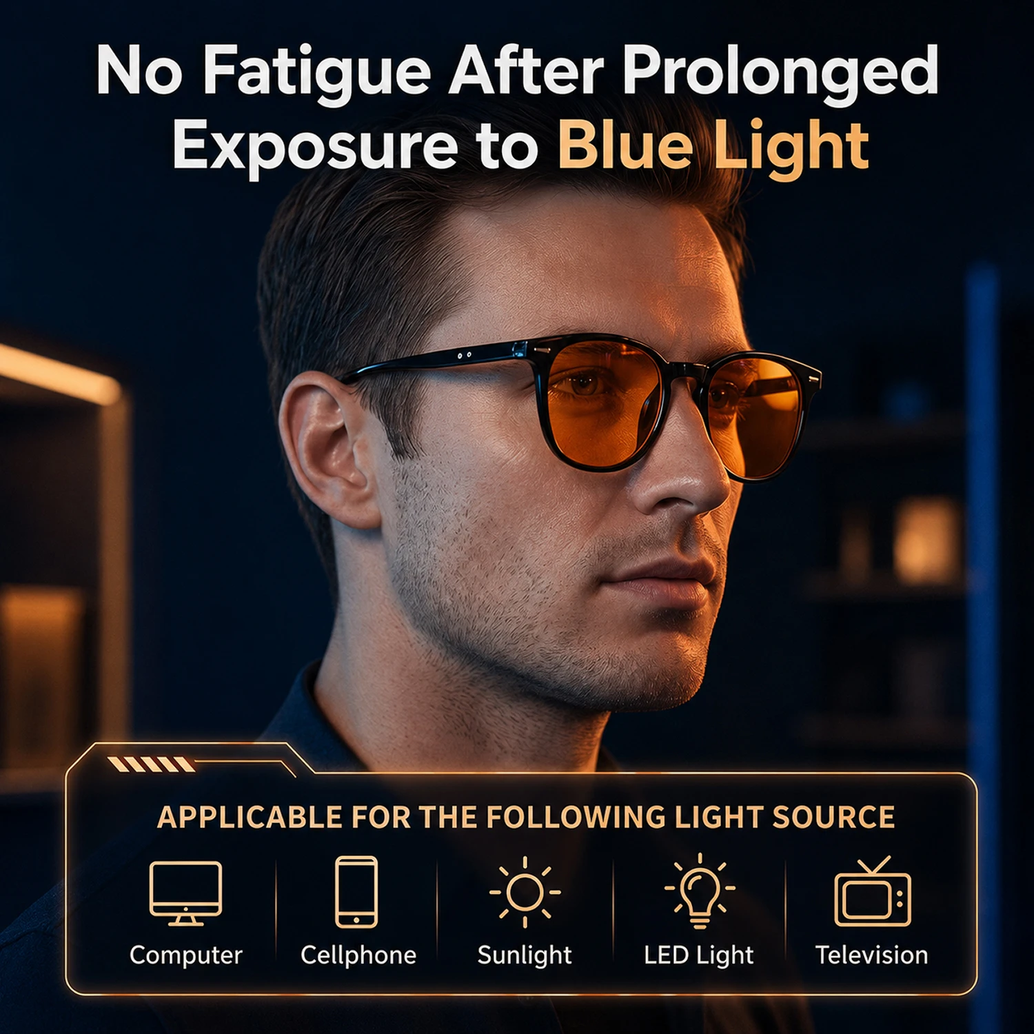 Blue Light Blocking Glasses Re - Gaming Glasses Blue Light recension och pris