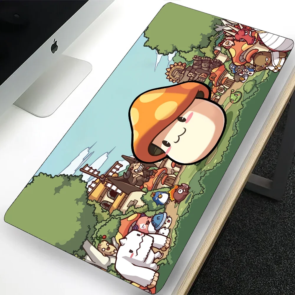 Maplestory Large Gaming Mouse Pad Computer Mousepad PC Gamer Laptop Mouse Mat Office Mausepad XXL Silicone Keyboard Mat Desk Pad