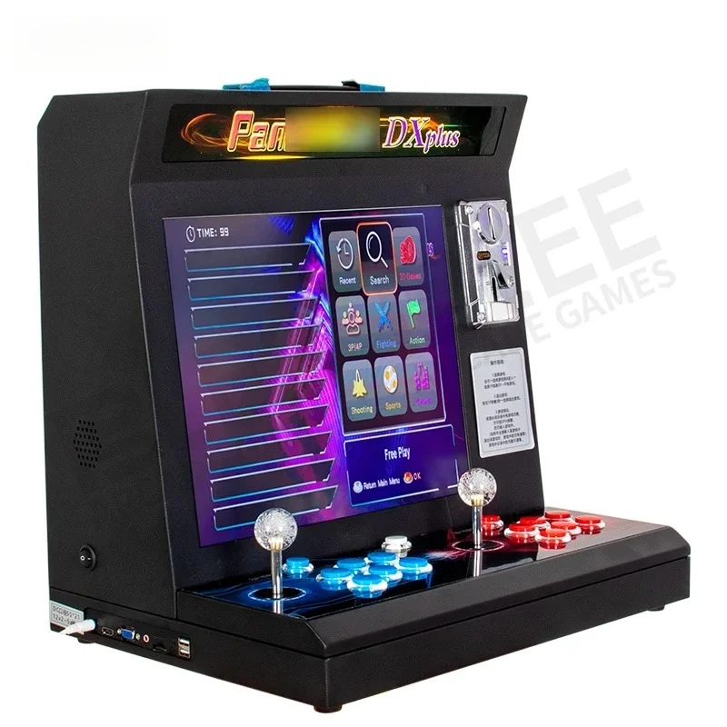 4710 em 1 jogos WIFI 3D Plug And Play Game Retro Box 6S / 5S Console System Arcade Stick