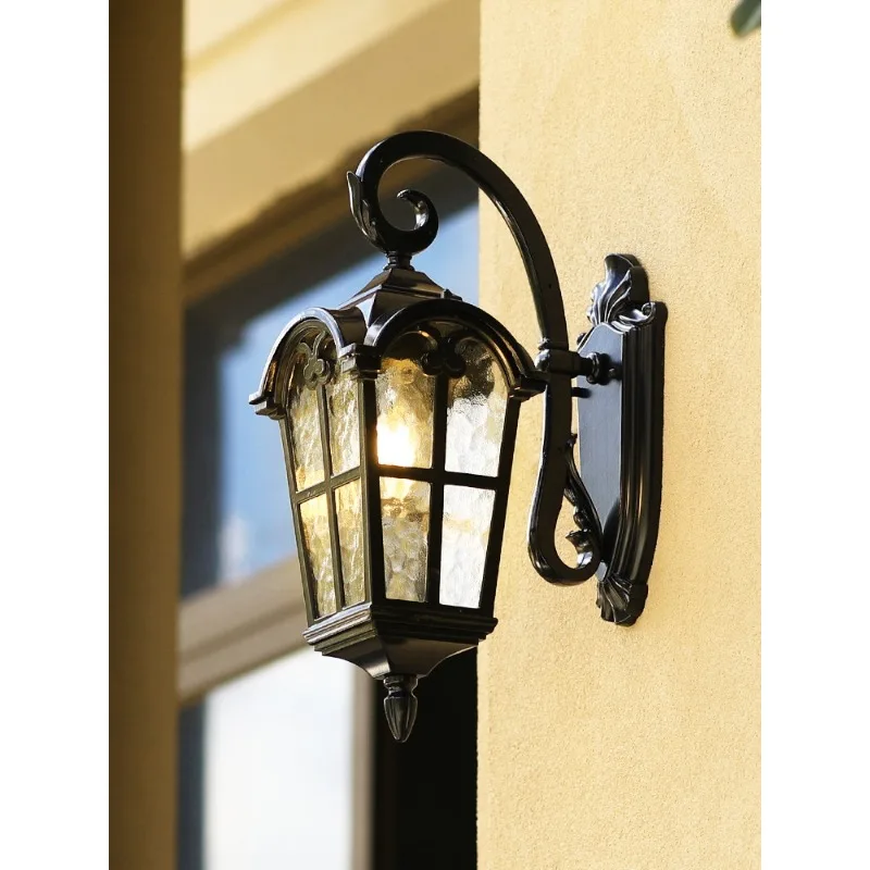 

Solar wall lamp, American outdoor door exterior wall lamp, balcony European wall lamp
