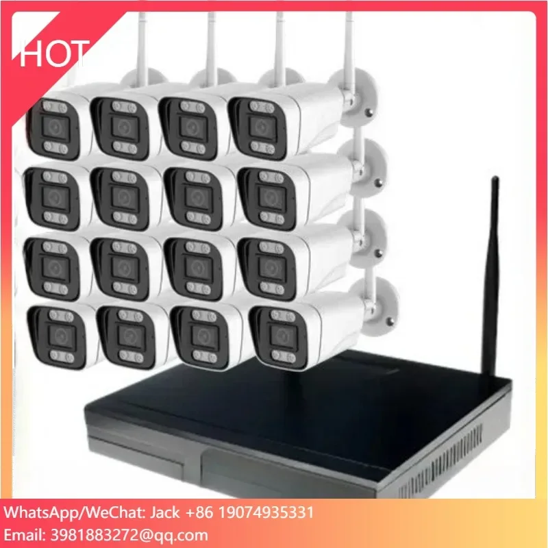 

Комплект беспроводных камер видеонаблюдения Eseecloud 16-канальный WIFI NVR 5MP, система домашней безопасности на 16 каналов