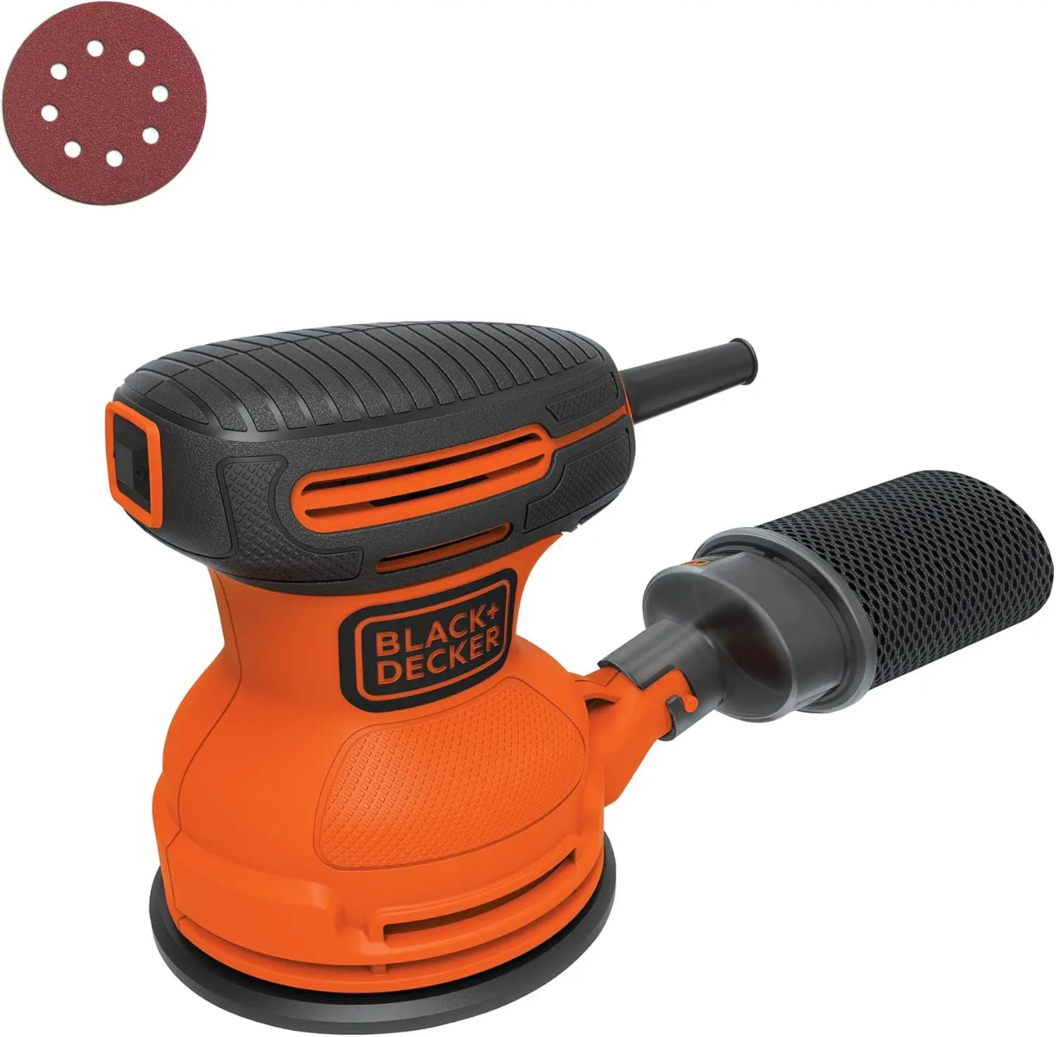 

5-Inch Corded Orbital Sander, 12000 OPM, 2.0 Amp, with Dust Bag and Sandpaper for Smooth Finishing