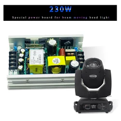 Fuente de alimentación 7R de cabezal móvil, 230W, 380V, 28V, 24V, 12V, 36V, accesorios de luz