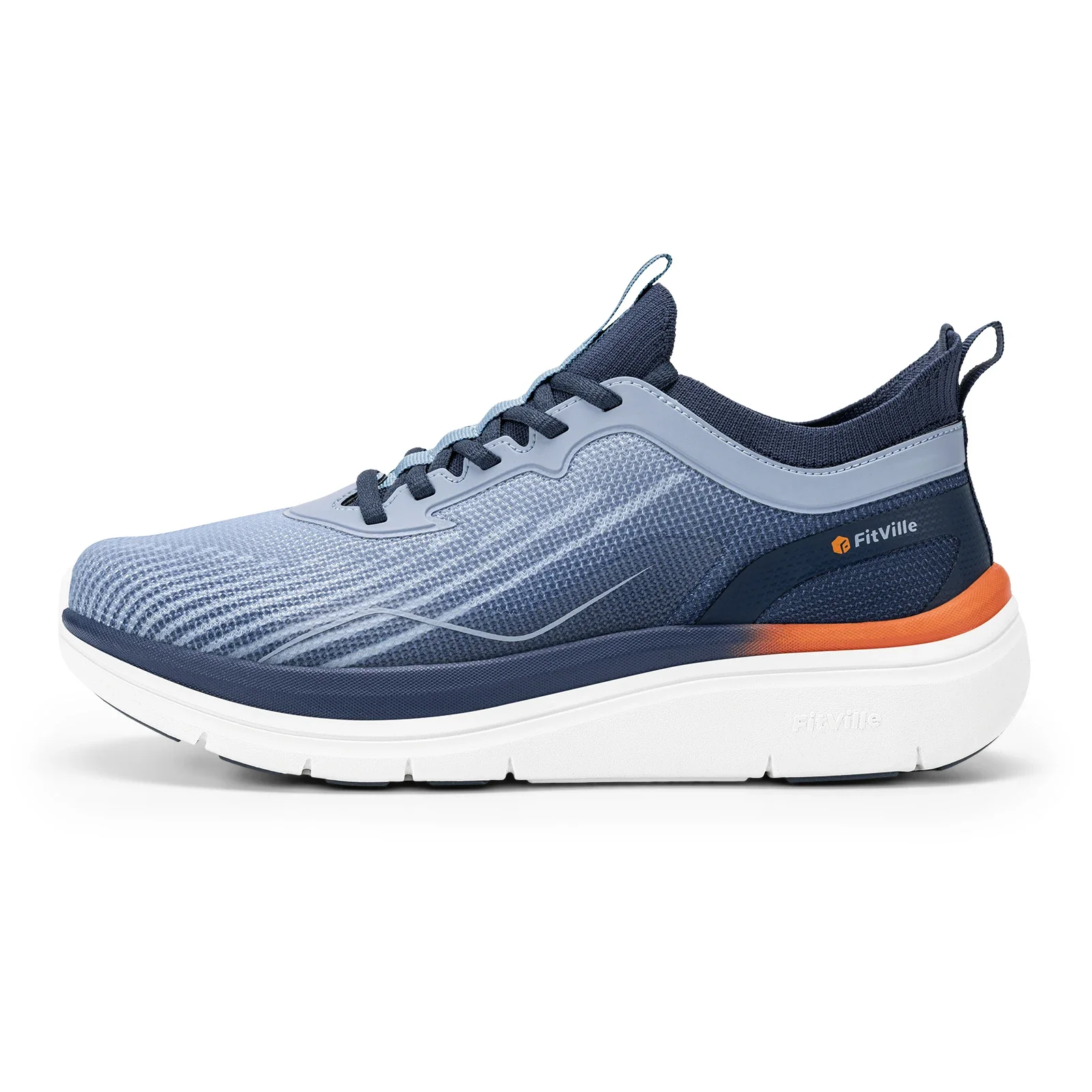 FitVille Extra Wide Toe Herren-Wanderschuhe, wasserabweisende Freizeitsneaker, Sportschuhe für Herren, rutschfest, lindert Fußschmerzen. – Detail 15