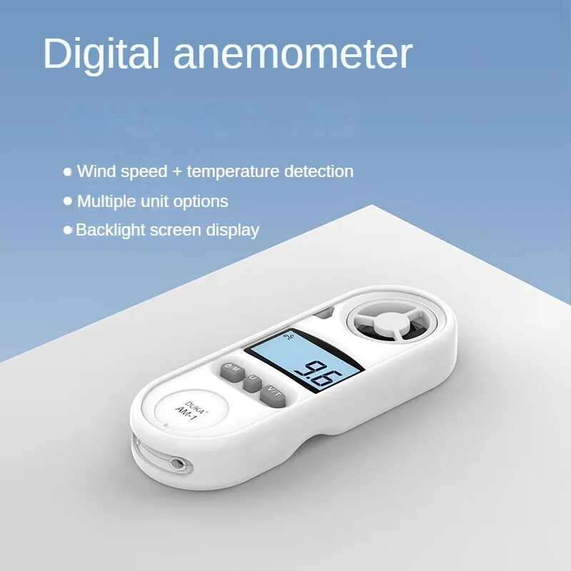 Imagem -05 - Anemômetro Portátil de Alta Precisão Impermeável e à Prova de Poeira Instrumento de Medição da Força Eólica Medidor Digital Lcd
