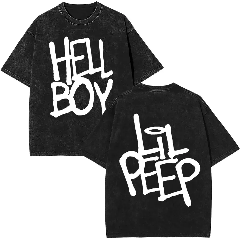 غسلها خمر مغني الراب ليل اللمحة غطاء ألبوم الموسيقى الجرافيك تي شيرت مطبوع الرجال النساء الهيب هوب موضة المتضخم تي شيرت الشارع الشهير