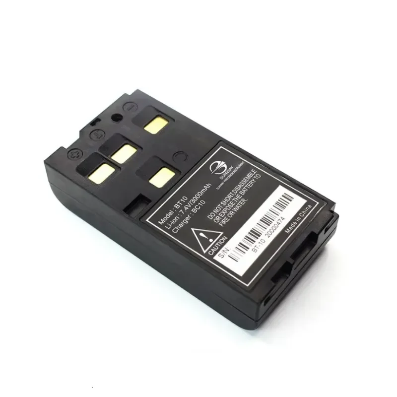 7.4V 3000mAh BT10 Battery & BC10 Charger for Hi-Target Total Station ZTS-120R ZTS-121R ZTS-221R for SUOYOO OTS632 Li-ion