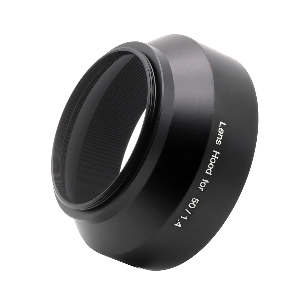 New 52mm for Nikon 50mm f/1.4D Black Metal Lens Hood 52mm thread