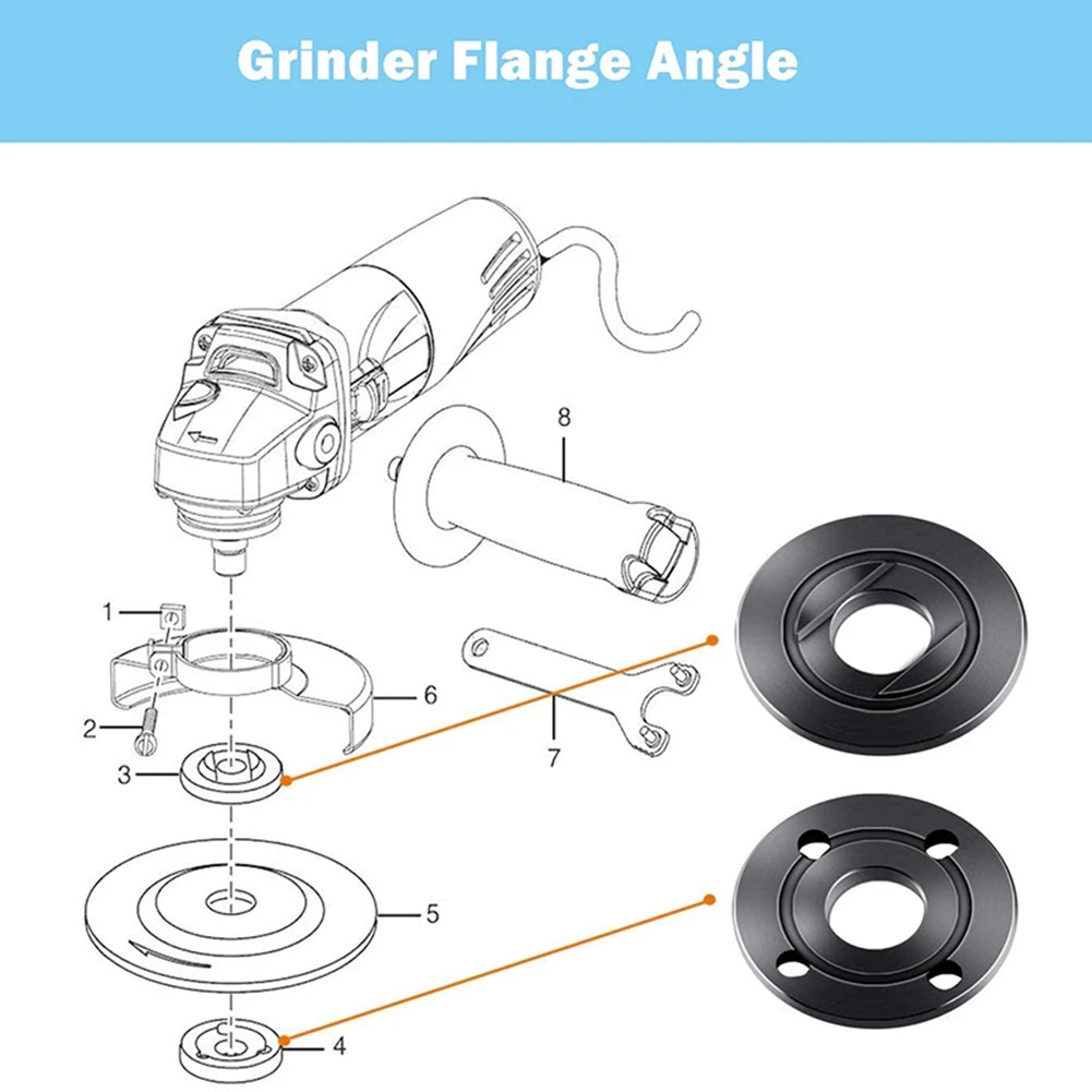 A33R-Adjustable Grinder Wrench Angle Flange Nut Universal Compatible With For Ryobi Grinder Replacement