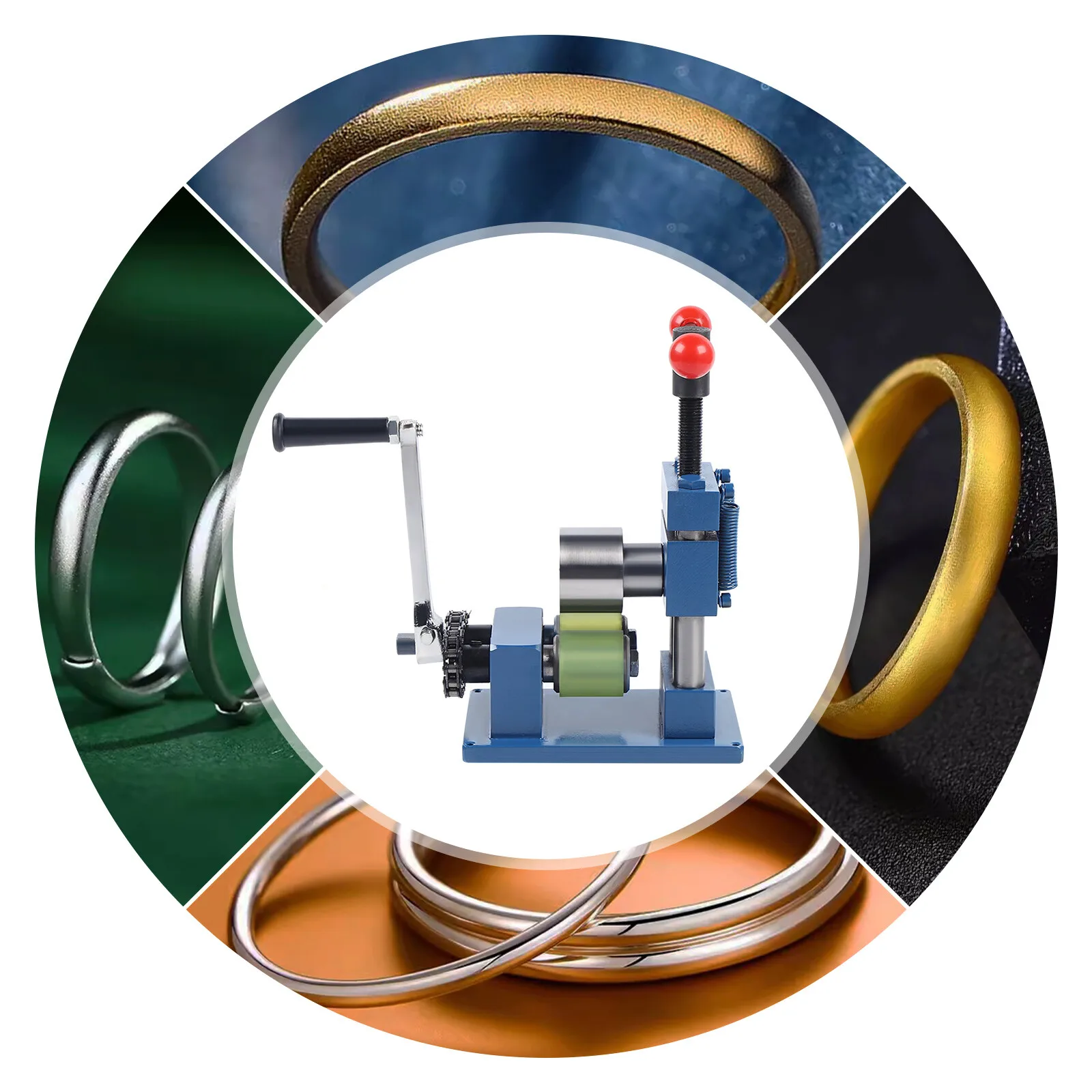 

45 # Ручной станок для гибки колец и браслетов Iron Hand Crank, 18*24 см, для ювелирных магазинов и мастерских