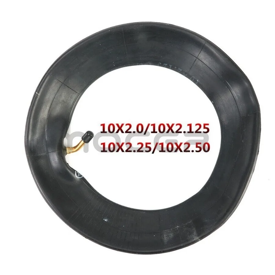 Hota 10X2.0/2.125/2.50 10 Inch Rubber Bent Valve Inner Tube Thickened Tyres E-Scooter Pram Balance Vehicle