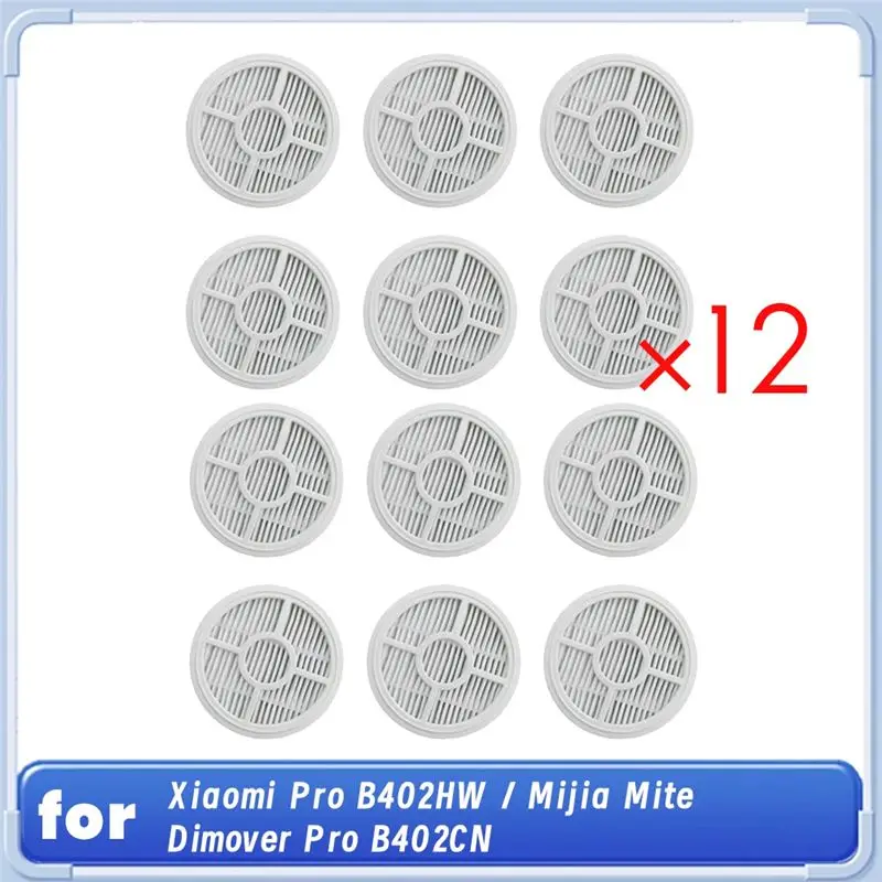 

Фильтр ABVC, 12 шт., для пылесоса Xiaomi Dust Mite Pro B402HW / Mijia Mite Remover Pro B402CN, запасная часть