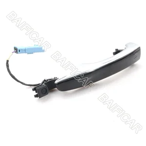 -Cửa ra vào với lỗ khóa cảm biến, tay cầm bên ngoài, màu đen, Peugeot 508, 408, 308, 4008, 5008, Citroen C5, C6 6 Bán hàng chính Peugeot Doorknob 5008 - №5