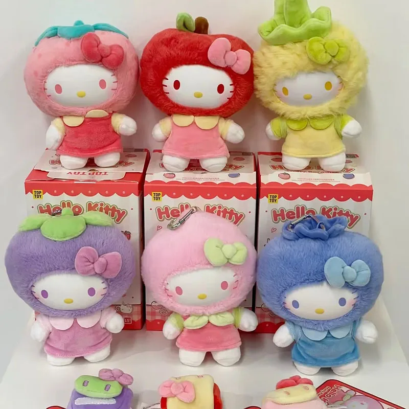 

Sanrio Hellokitty Fruity Paradise Series Blind Box Mystery Box Cute Anime Figure Vinyl Pendant Collection Kids Custom Gift