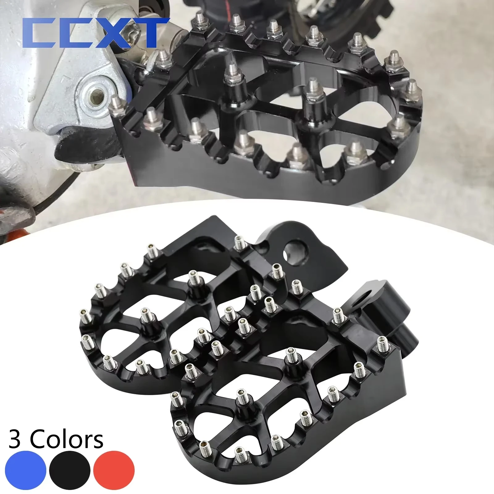 

Motorcycle CNC Footrest Pedals Foot Pegs For Yamaha WR400F WR250F WR450F WR426F WR250X WR250R YZ450F YZ250F YZ250X YZ125X YZ125