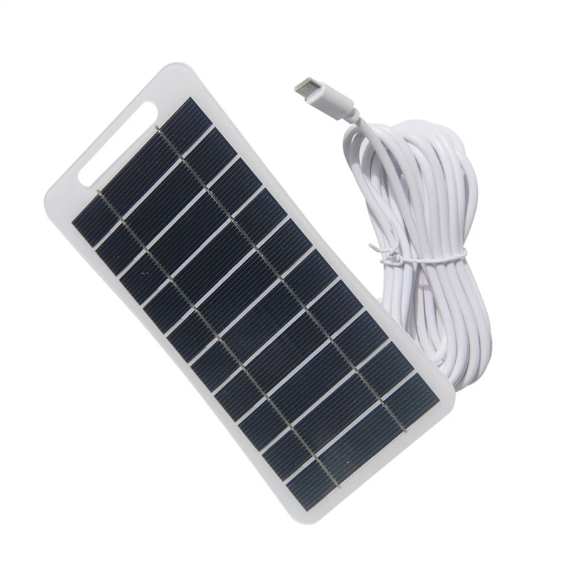 5V 2W Mini Solar Panel, USB Solar Charger Micro-Type Solar Panels, Portable Solar Panel For Phone Household Lighting