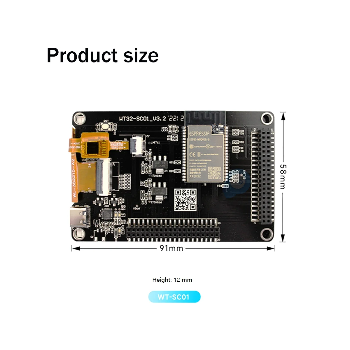 Imagem -06 - Placa de Desenvolvimento Esp32 com Tela Lcd Esp32-sc01 35 320x480 Visual Tela Colorida com Interface Mcu