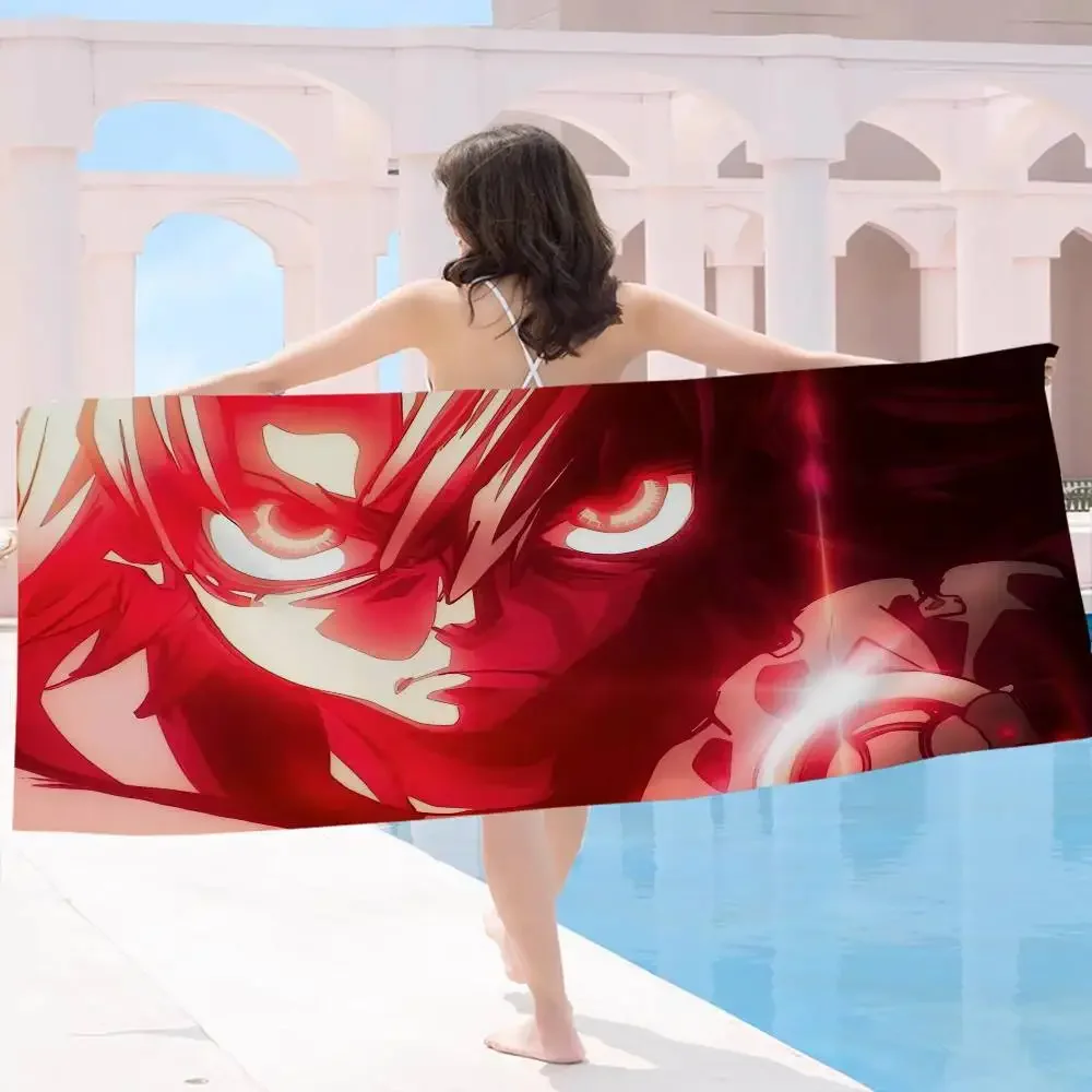 Manga G-Gachiakuta Microfiber Printed Beach Towel Mountain Climbing Yoga Beach Swimming Running Absorbent Soft Towel