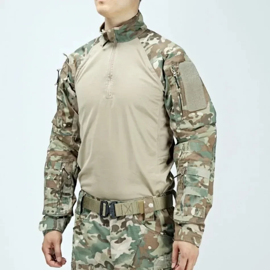 Outdoor Camo Anzüge Taktische Uniform Training Sets Arbeitskleidung Cargo Hosen Tactic Armee Kampf Shirts Jagd Kleidung Tragen-wider – Detail 18