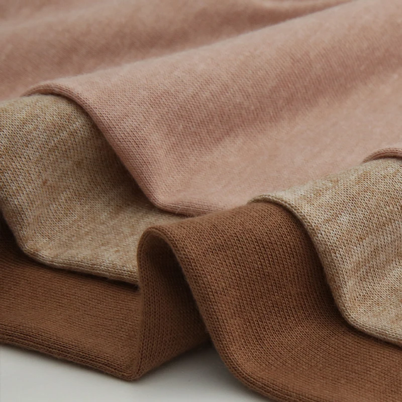 160x50cm Combed Imitation Wool Cashmere Knitted Fabric For Shirts, Thin T-shirts, Handmade DIY Clothing Fabric A0271