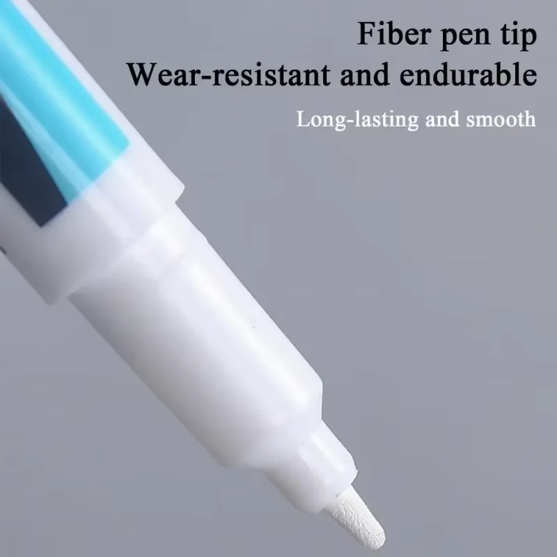LUSQI 0.7MM/1.0MM/1.5MM /2.5MM White Paint Marker Pens Quick-Drying Waterproof Ink For Art Rock Ceramic & Car