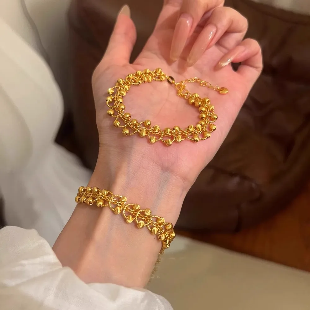 Women's fashion all kinds of senior sense small hand ornaments 9999gold