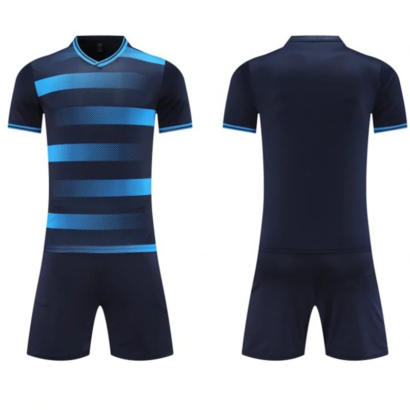 New Arrival High Quality Quick Dry Soccer Uniform Latest Design Football Jersey for Boys Training Logo Printing Vest Shorts view 5