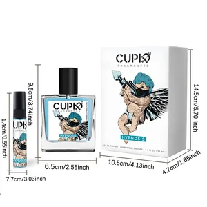 Cupid 50ml Herren Blue Glass Flasche 2 in 1 Kolonie Luxuriöses Parfüm für moderne Gentlemen mit zwei tragbaren Parfums geliefert 12 Hauptverkäufe Parfüm initio - №11
