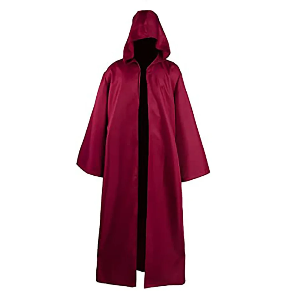 Costume d'Halloween Everak pour Homme Adulte, Tunique à Capuche, Robe de oral alier, Barrage, Cool, Cosplay, Capes Jedi, Tenues de Jeu de Plis de la Mort