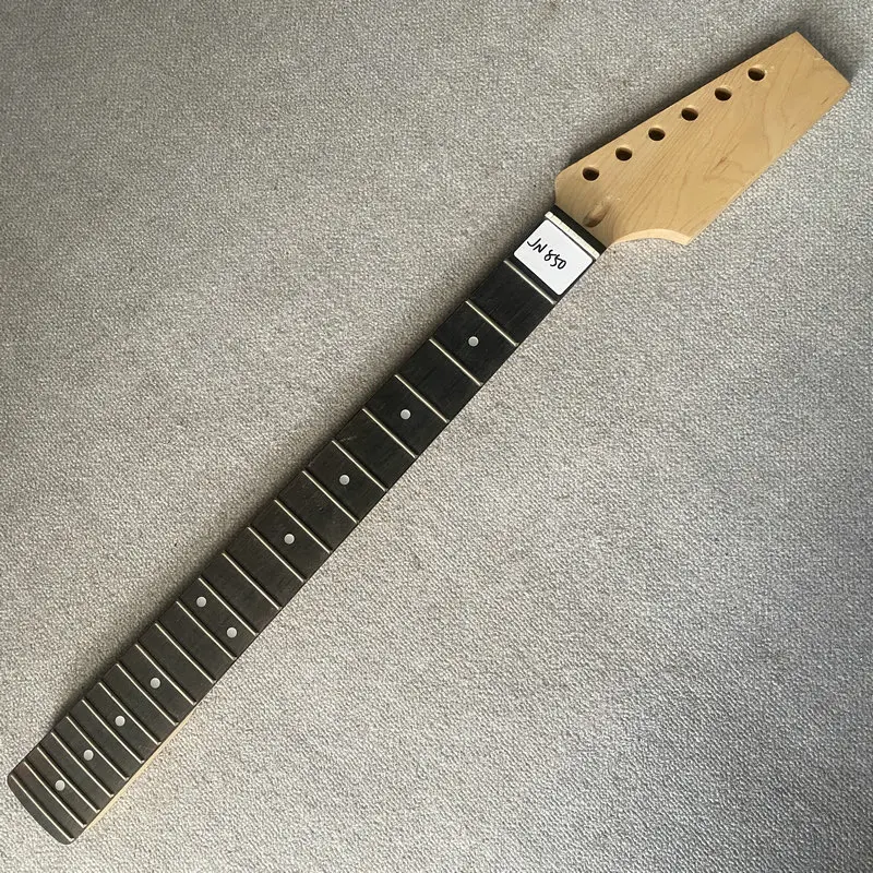 jN850 Costom Order Uncut Headstock ST Electric Guitar Neck 22 Frets  648MM Scales Length Unfinished DIY & Replace Parts