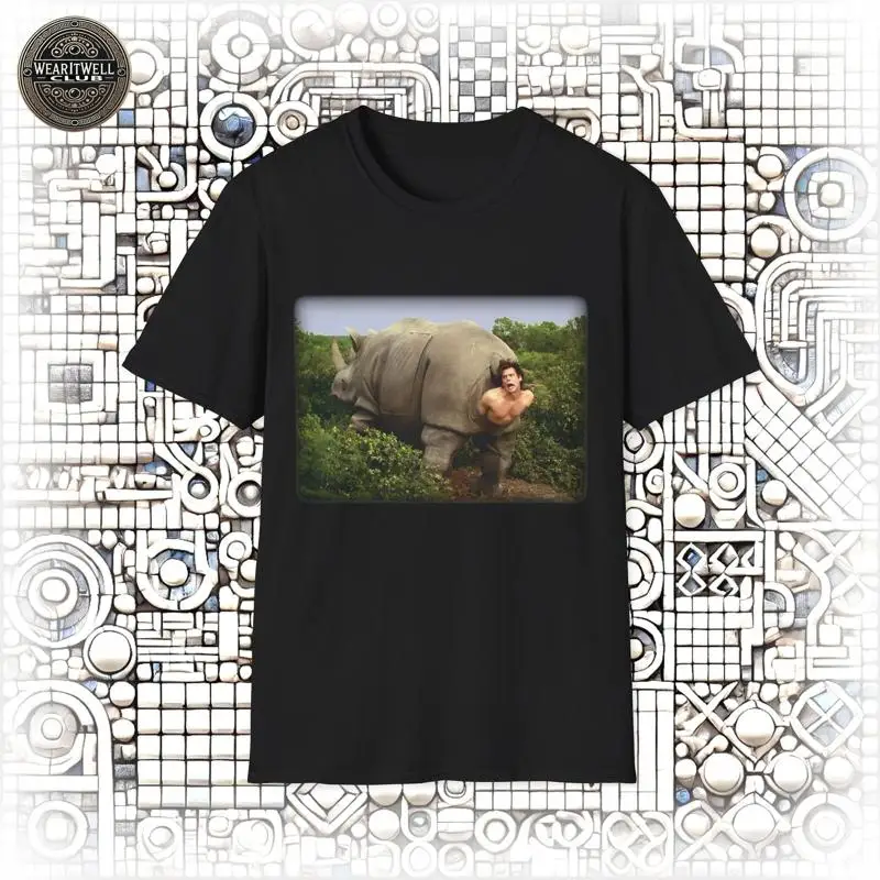 

Футболка унисекс Ace Ventura Head Popping Out Of Rhino Jim Carrey