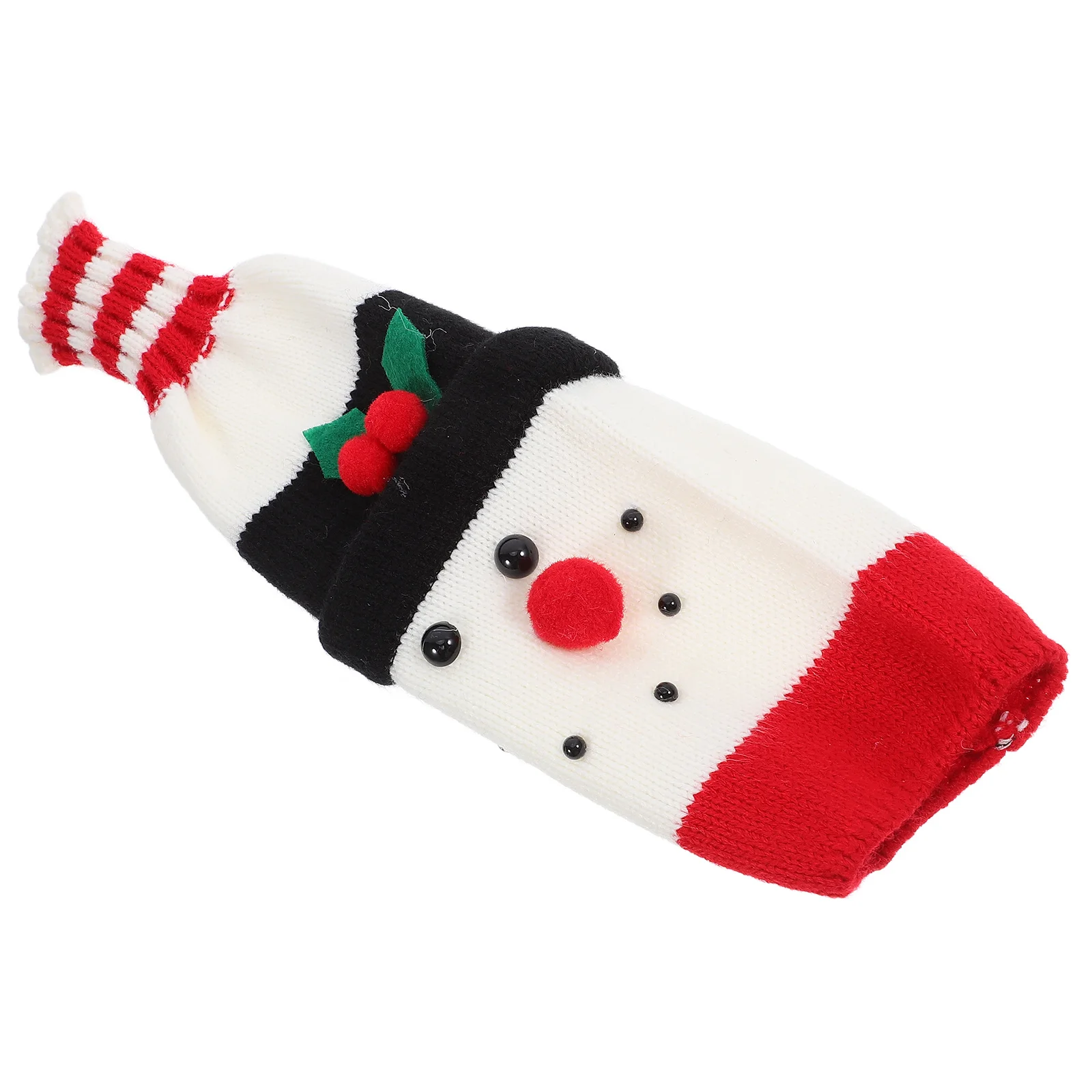 

Xmas Knitted Bottle Cover Unique Wine Bottle Decor Christmas Supplies Ideal for Restaurant Parties Christmas Supplies