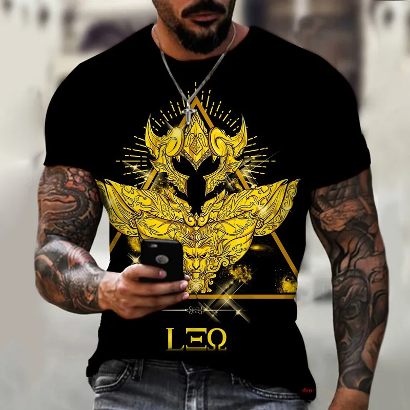 Hot Selling Anime Saint Seiya Scorpio 3D Print Kids Cosplay T-shirts Summer Men Women Fashion Street Harajuku Short sleeves Tees