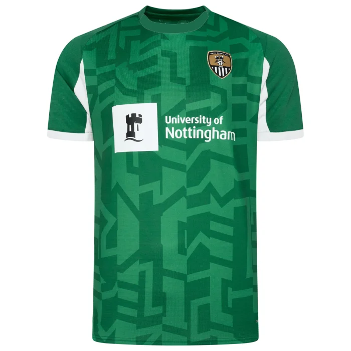 25-26 Notts County FC Home and Away قمصان كرة القدم ثلاثية الأبعاد مطبوعة بأكمام قصيرة تي شيرت رياضي نفس الكبار والأطفال #4