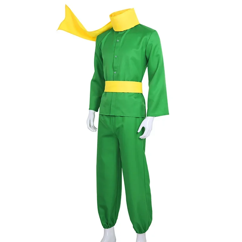 Cartoon Movie Le Small Prince The Little Prince Cosplay Costume Halloween Carnival Uniform For Adults And Children Free Delivery