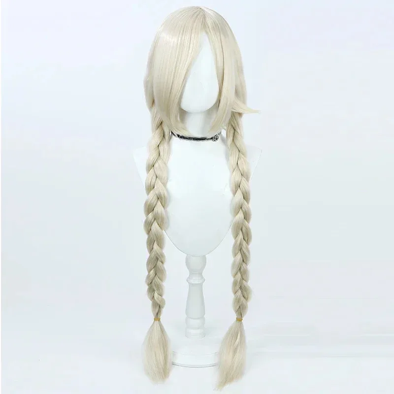 

NewOwari Cosplay Wig Azur Lane Game Beige 90cm Long Off White Heat Resistant Synthetic Hair Halloween Party Role Play+ Wig Cap20