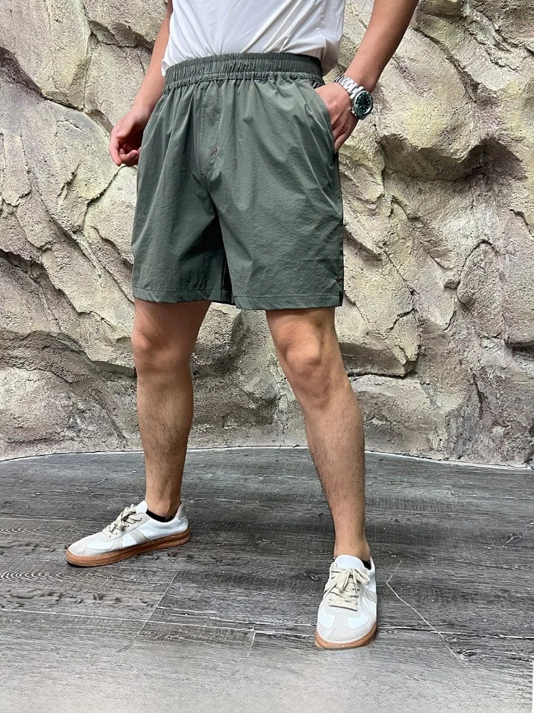 Quick Dry Lightweight Comfortable Men's Summer Casual Shorts Breathable Patchwork Sporty Versatile Stylish Shorts