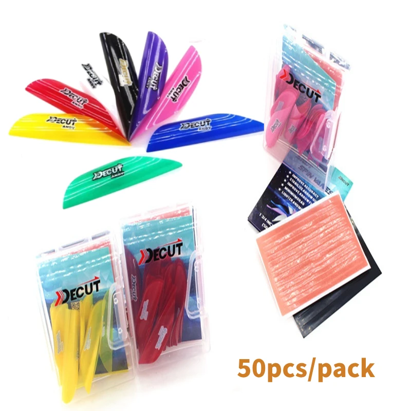 

50pc/pack DECUT Colorful Spiral Feathers 1.75-Inch Length Natural Feathers for Crafts And Decorations