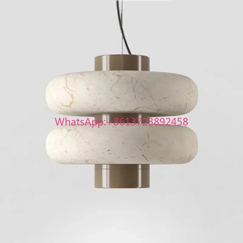 Post-modern luxury designer creative porch restaurant bar bedroom bedside ambiance marble chandelier