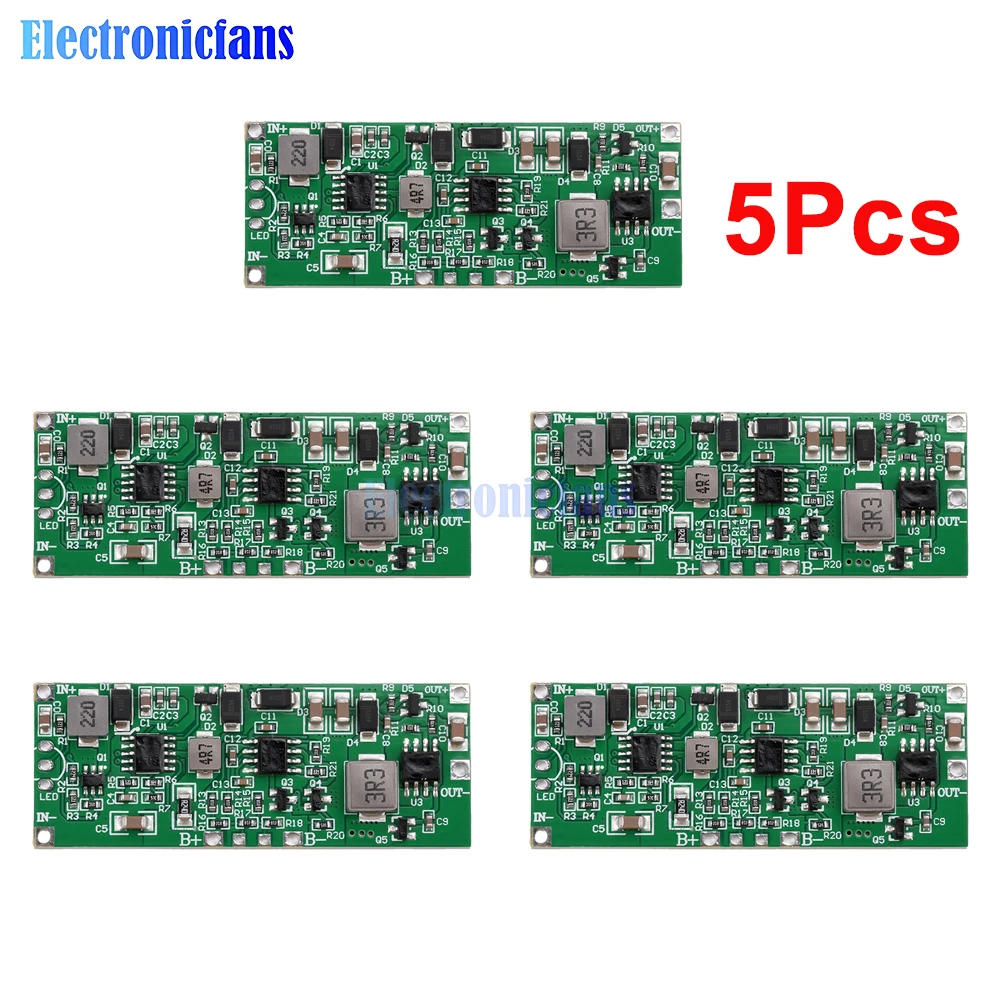 12V3A 24W36W Uninterruptible Power Supply Board 3S Lithium Battery Pack UPS Module Side Charging and Discharging AutomaticSwitch