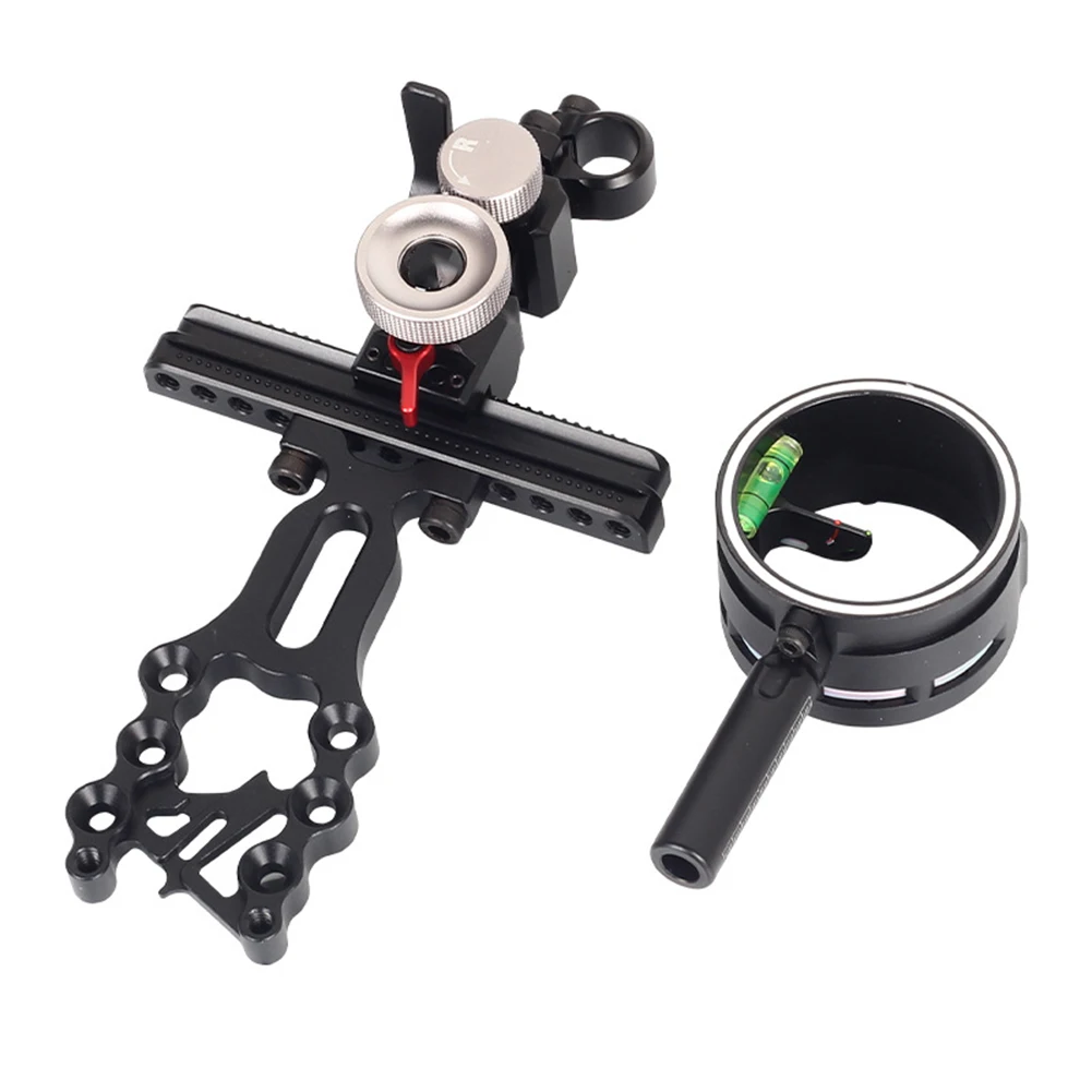 

1pc Flywheel Quick Adjust Sight Hot Sale Archery 20x10.5x10cm Flywheel Single Needle Sight Pulley Bow And Arrow Archery Sight